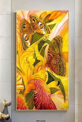 Tải file File tranh hiện đại pha lê gương KF71628 (gốc) làm tranh trang trí