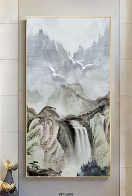 Tải file gốc File tranh hiện đại pha lê gương KF71668 (bản PSD) còn layer