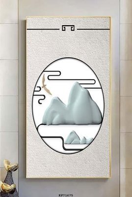 File tranh File tranh hiện đại pha lê gương KF71675 (bản gốc) treo tường