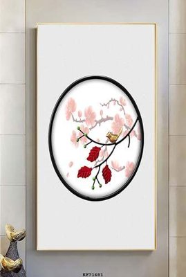 File gốc File tranh hiện đại pha lê gương KF71681 (vector) cho in ấn