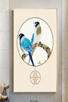 File in trần File tranh hiện đại pha lê gương KF71696 (bản gốc 3D) sống động