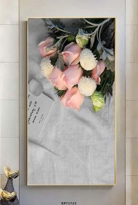 File in ấn File tranh hiện đại pha lê gương KF71723 (bản gốc) cao cấp