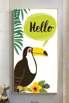 File in lụa File tranh hiện đại pha lê gương KF71728 (hoa văn) File tranh hiện đại pha lê gương KF71728