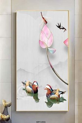 File tranh File tranh hiện đại pha lê gương KF71904 (gốc) chủ đề trừu tượng