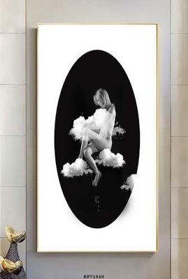 File gốc File tranh hiện đại pha lê gương KF71920 (trang trí) cho phòng khách