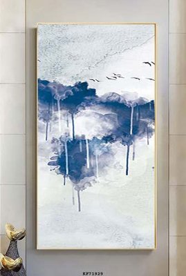 File tranh File tranh hiện đại pha lê gương KF71929 (gốc) chủ đề thành phố