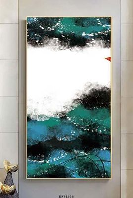 Hình ảnh file gốc File tranh hiện đại pha lê gương KF71938 cho in UV