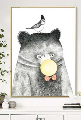 File in ấn File tranh hiện đại pha lê gương KF71973 (bản gốc) chất lượng cao