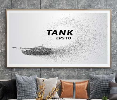 Tải file File tranh hiện đại pha lê gương KF72031 (PSD) cho in ấn quảng cáo