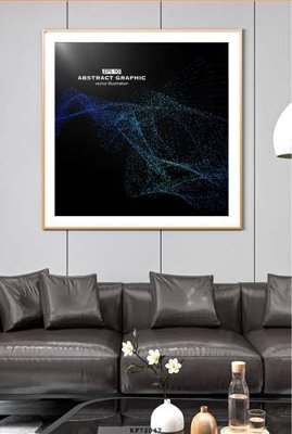 File gốc File tranh hiện đại pha lê gương KF72047 (in lụa) cao cấp