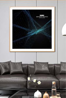 File ảnh File tranh hiện đại pha lê gương KF72053 (gốc) in PP, decal