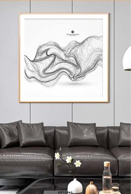 File gốc File tranh hiện đại pha lê gương KF72069 (in mica) làm bảng hiệu