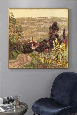 File ảnh File tranh hiện đại pha lê gương KF72147 (gốc) in poster