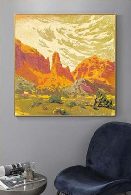 File gốc in ấn File tranh hiện đại pha lê gương KF72151 (sẵn sàng tải về)