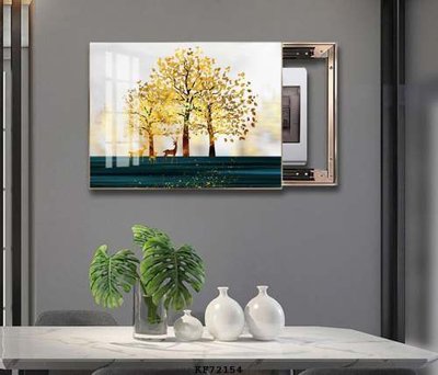 File tranh gốc File tranh hiện đại pha lê gương KF72154 (bản quyền) file PSD