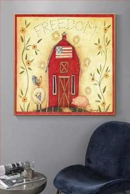 File in trần File tranh hiện đại pha lê gương KF72163 (bản gốc) phong cảnh