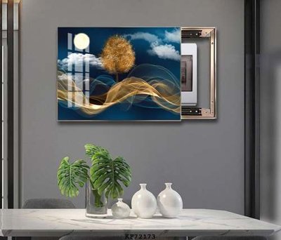 File gốc File tranh hiện đại pha lê gương KF72173 (in lụa) cao cấp