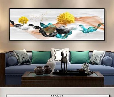 File tranh gốc File tranh hiện đại pha lê gương KF72225 (bản quyền) độc đáo