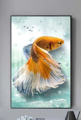 File tranh File tranh hiện đại pha lê gương KF72232 (ảnh gốc) in trần xuyên sáng