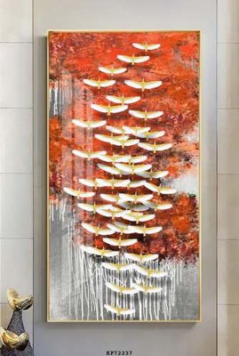 File tranh File tranh hiện đại pha lê gương KF72237 (gốc) chủ đề con người