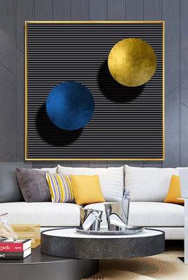 File tranh File tranh hiện đại pha lê gương KF72241 (gốc) phong cách tối giản