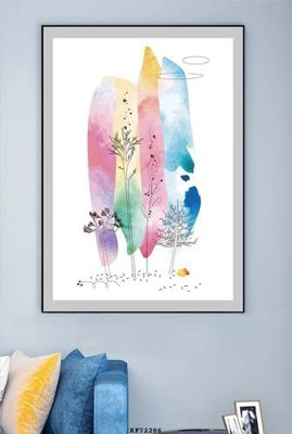 File gốc File tranh hiện đại pha lê gương KF72286 (thiết kế) độc quyền