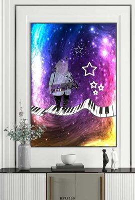 File PSD File tranh hiện đại pha lê gương KF72309 (bản gốc) dễ dàng edit