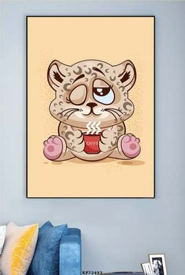 Hình ảnh file gốc in trần nhà File tranh hiện đại pha lê gương KF72493