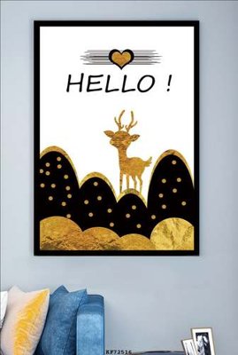 File ảnh File tranh hiện đại pha lê gương KF72516 (gốc) in poster