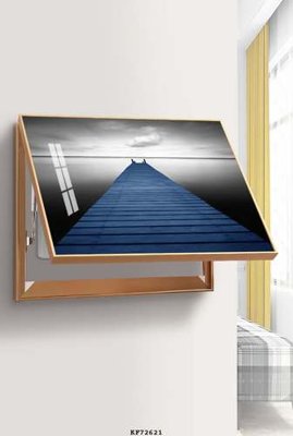 File gốc File tranh hiện đại pha lê gương KF72621 (cho in ấn) độc quyền