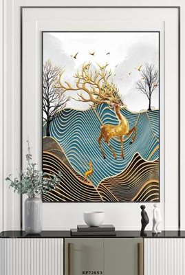 File gốc in ấn File tranh hiện đại pha lê gương KF72653 (sẵn sàng tải về)