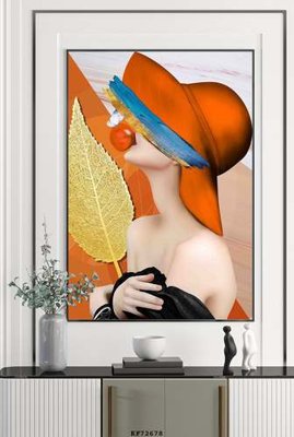 Tải file tranh gốc File tranh hiện đại pha lê gương KF72678 chất lượng cao