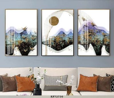 File PSD File tranh hiện đại pha lê gương KF72730 (bản gốc) dễ dàng edit