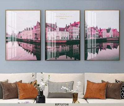 File gốc File tranh hiện đại pha lê gương KF72738 (in mica) cắt laser