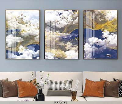 File gốc File tranh hiện đại pha lê gương KF72761 (ảnh chi tiết) để in lụa