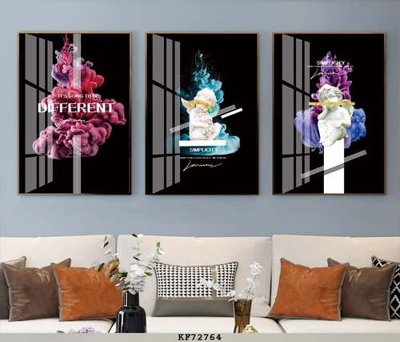 File ảnh File tranh hiện đại pha lê gương KF72764 (gốc) dùng in Pano