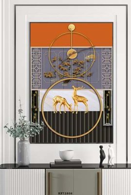 File gốc in ấn File tranh hiện đại pha lê gương KF72806 chuẩn màu CMYK