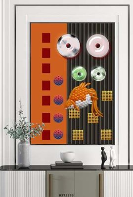 Ảnh gốc File tranh hiện đại pha lê gương KF72852 (độ nét cao) in tráng gương