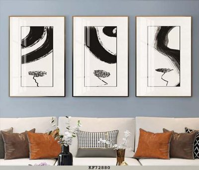 File tranh File tranh hiện đại pha lê gương KF72880 (gốc) phong cách tối giản