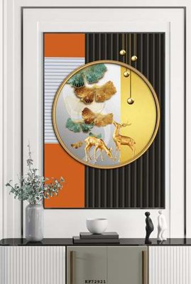 File gốc File tranh hiện đại pha lê gương KF72921 (PNG) không nền chất lượng