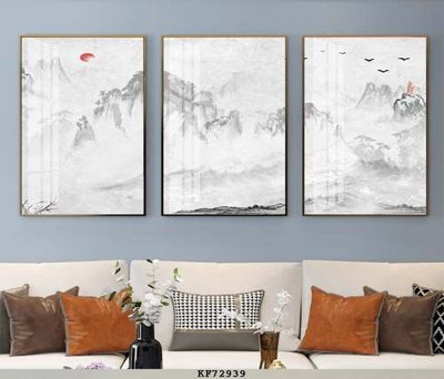 File gốc File tranh hiện đại pha lê gương KF72939 (in lụa) chi tiết cao