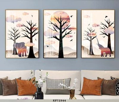 Tải file File tranh hiện đại pha lê gương KF72944 (gốc) in tranh tráng gương