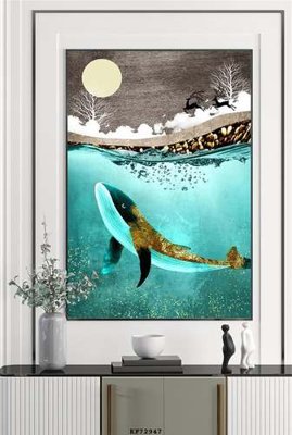 Tải file File tranh hiện đại pha lê gương KF72947 (gốc) để in ấn ngay