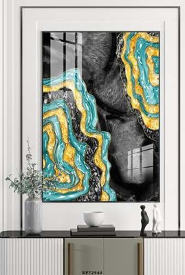 File gốc File tranh hiện đại pha lê gương KF72948 (PNG) không nền chất lượng