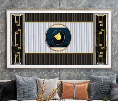 File tranh gốc File tranh hiện đại pha lê gương KF72992 (sắc nét từng chi tiết)