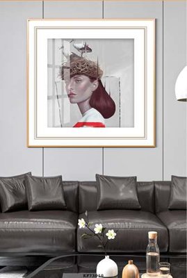 File gốc File tranh hiện đại pha lê gương KF73010 (in tráng gương) sang trọng