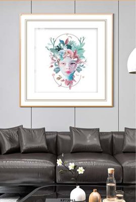 File tranh File tranh hiện đại pha lê gương KF73013 (ảnh gốc) độc quyền