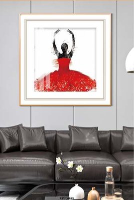 File ảnh File tranh hiện đại pha lê gương KF73025 (gốc) in poster