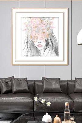 File tranh gốc File tranh hiện đại pha lê gương KF73030 (bản quyền) độc đáo