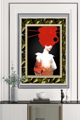 Tải file File tranh hiện đại pha lê gương KF73054 (gốc) in tranh tráng gương